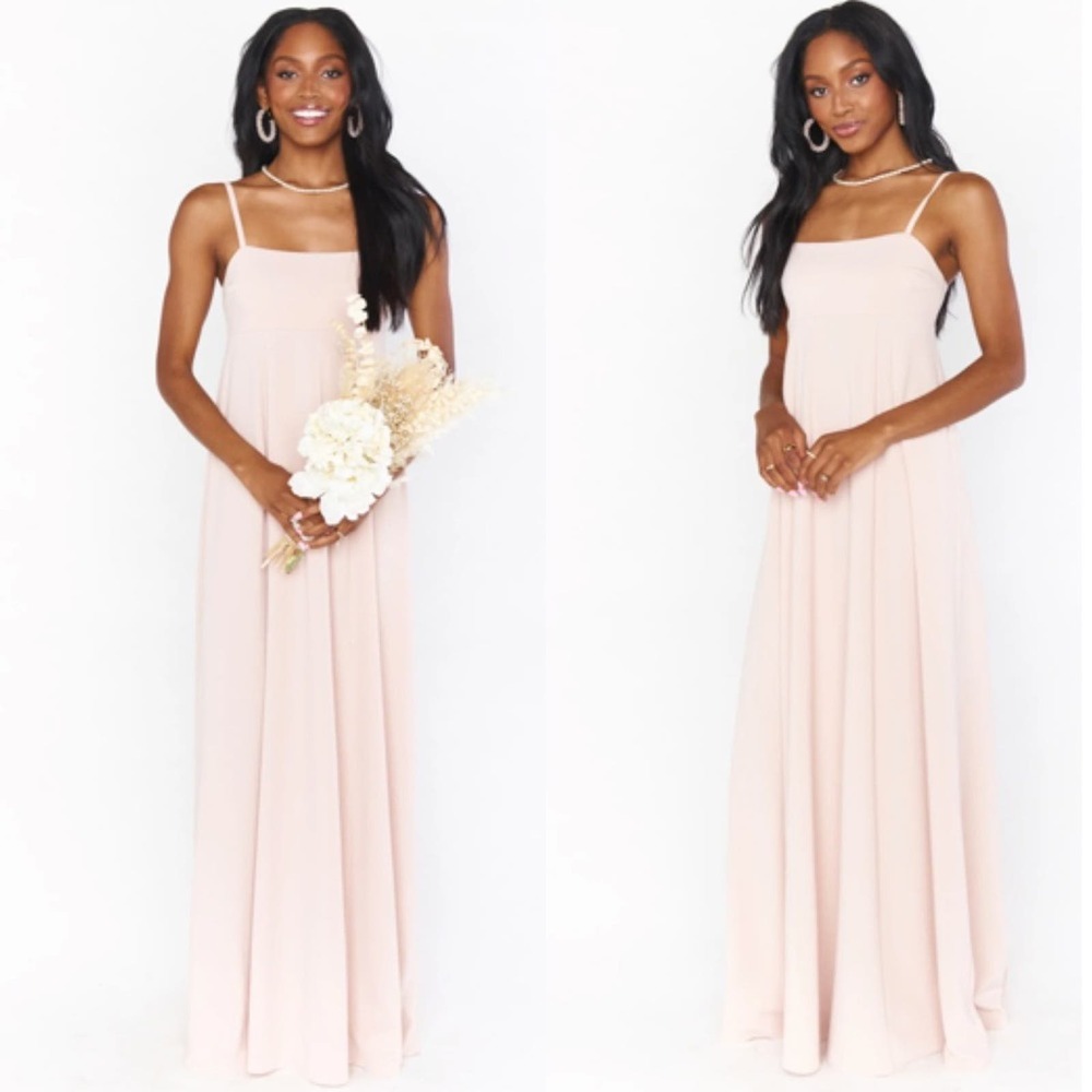 Show Me Your Mumu Madrid Gown Dusty Blush Stretch Size Small‎